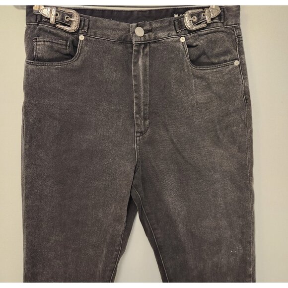 BLANKNYC Jeans The Bleeker High‎ Rise Skinny Western Buckles Black Sz 29 EUC - Picture 7 of 16